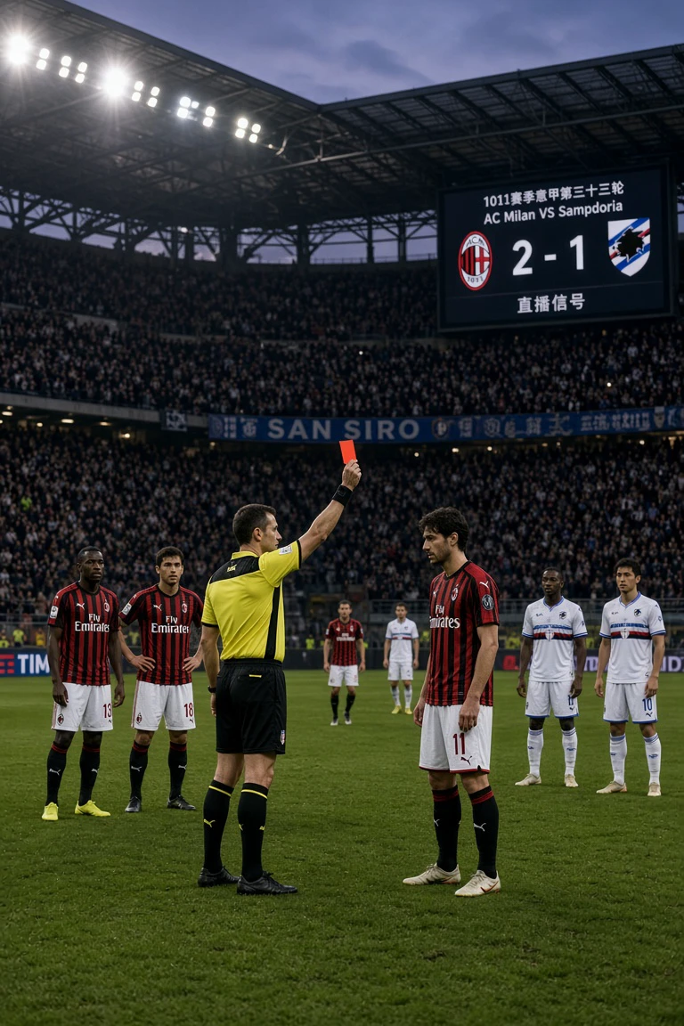 1011赛季意甲第三十三轮AC Milan VS Sampdoria