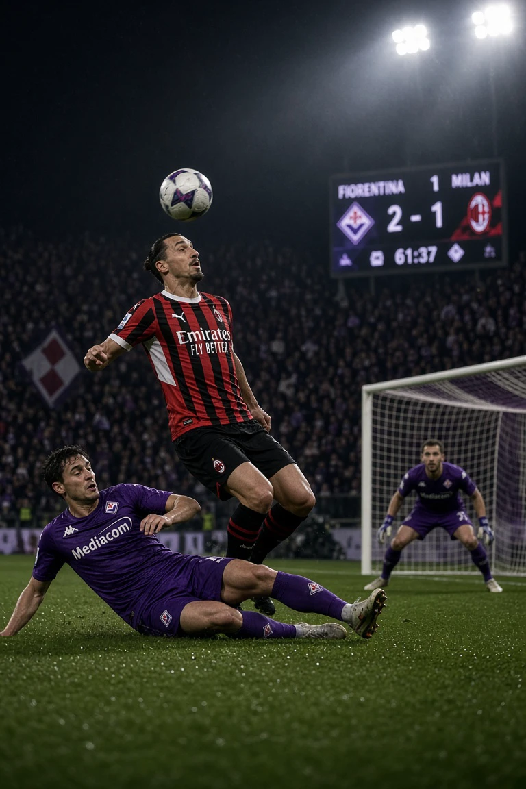 1011赛季意甲第三十二轮Fiorentina VS AC Milan
