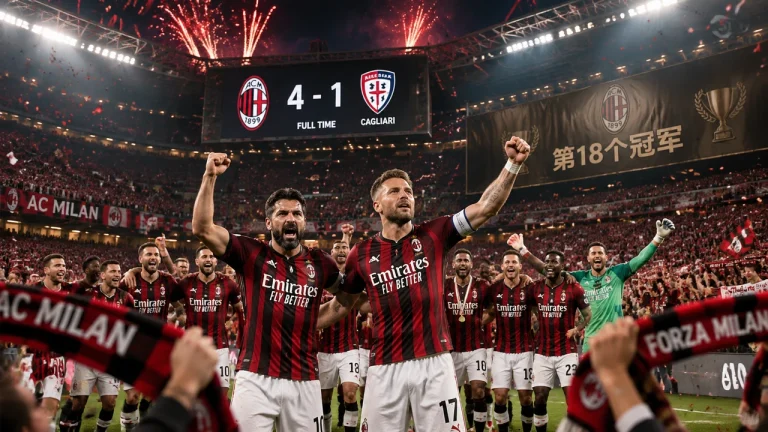 1011赛季意甲第三十七轮AC Milan VS Cagliari
