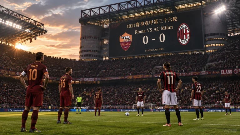 1011赛季意甲第三十六轮Roma VS AC Milan