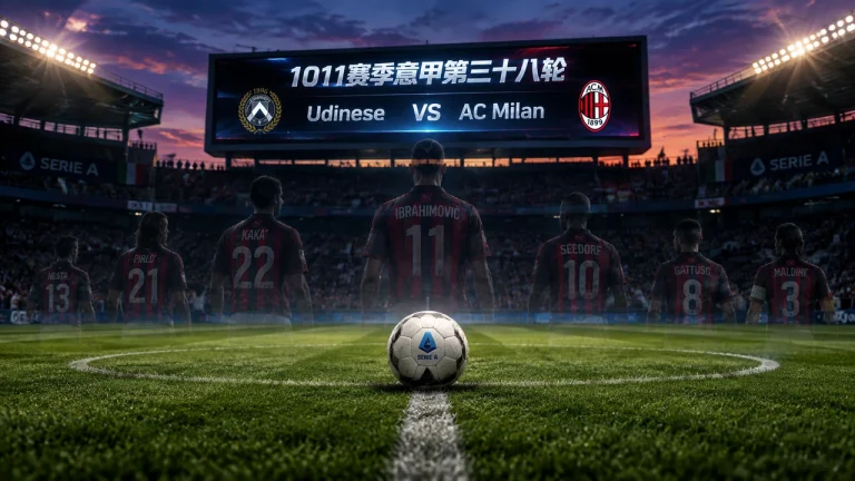 1011赛季意甲第三十八轮Udinese VS AC Milan